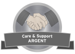 Blason Care & Support ARGENT